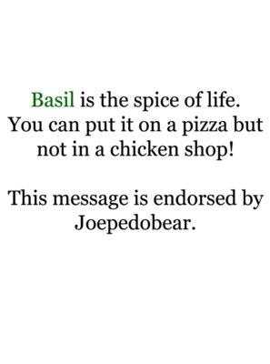 Basil Message
