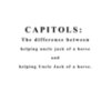 Capitols Difference